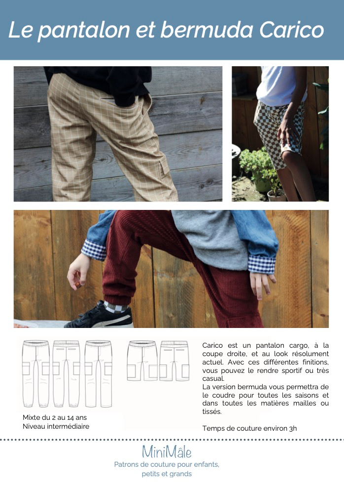 CARICO Pantalon & Bermuda Cargo - Pochette