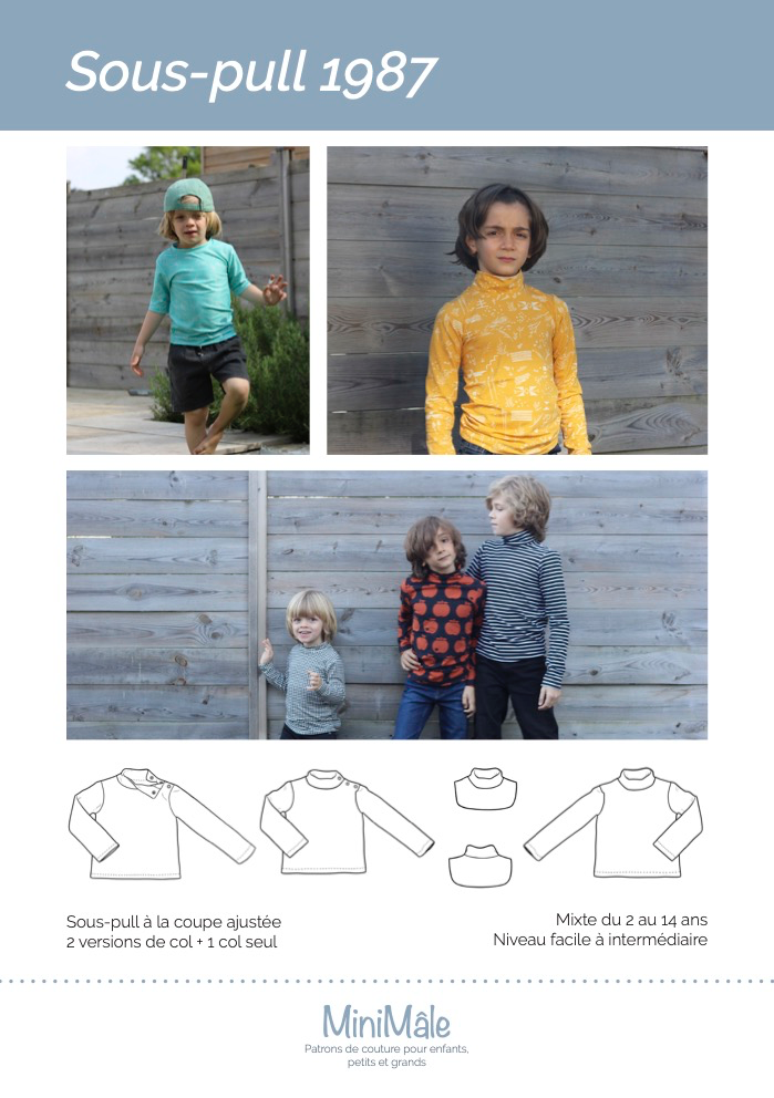 1987 Sous Pull & Col Boutonné - Pochette