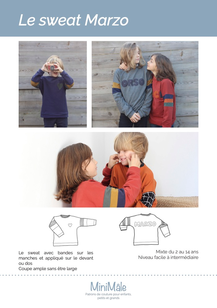 MARZO Sweat Original & Personnalisable - Pochette