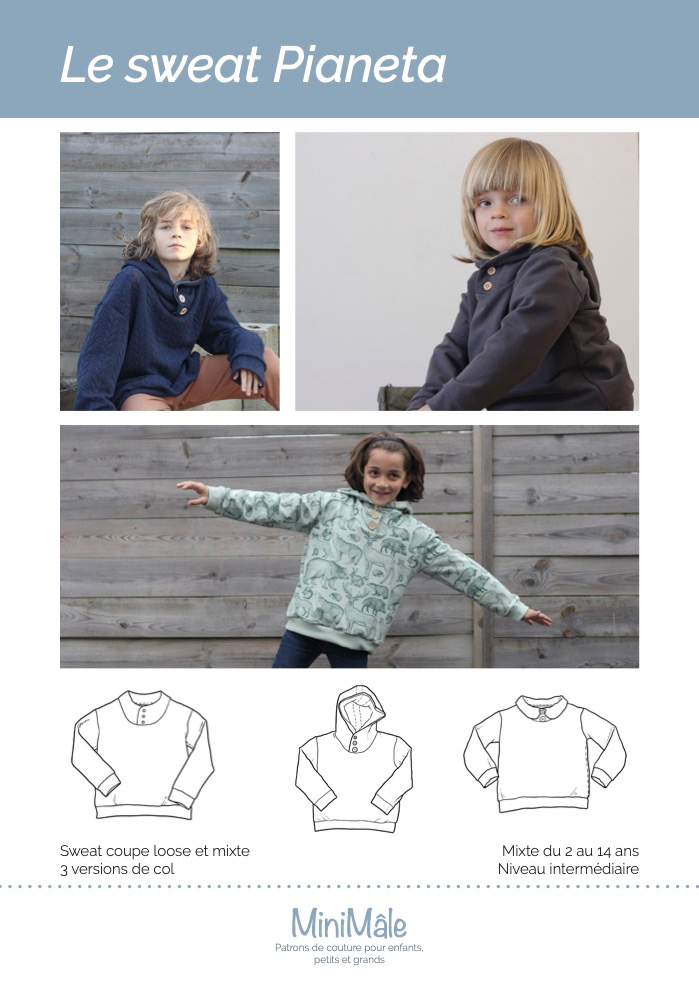 PIANETA Sweat Capuche & Cols - Pochette