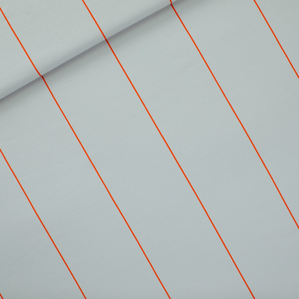 SYAS French Terry Vertical Baby Blu 20 x 150 cm