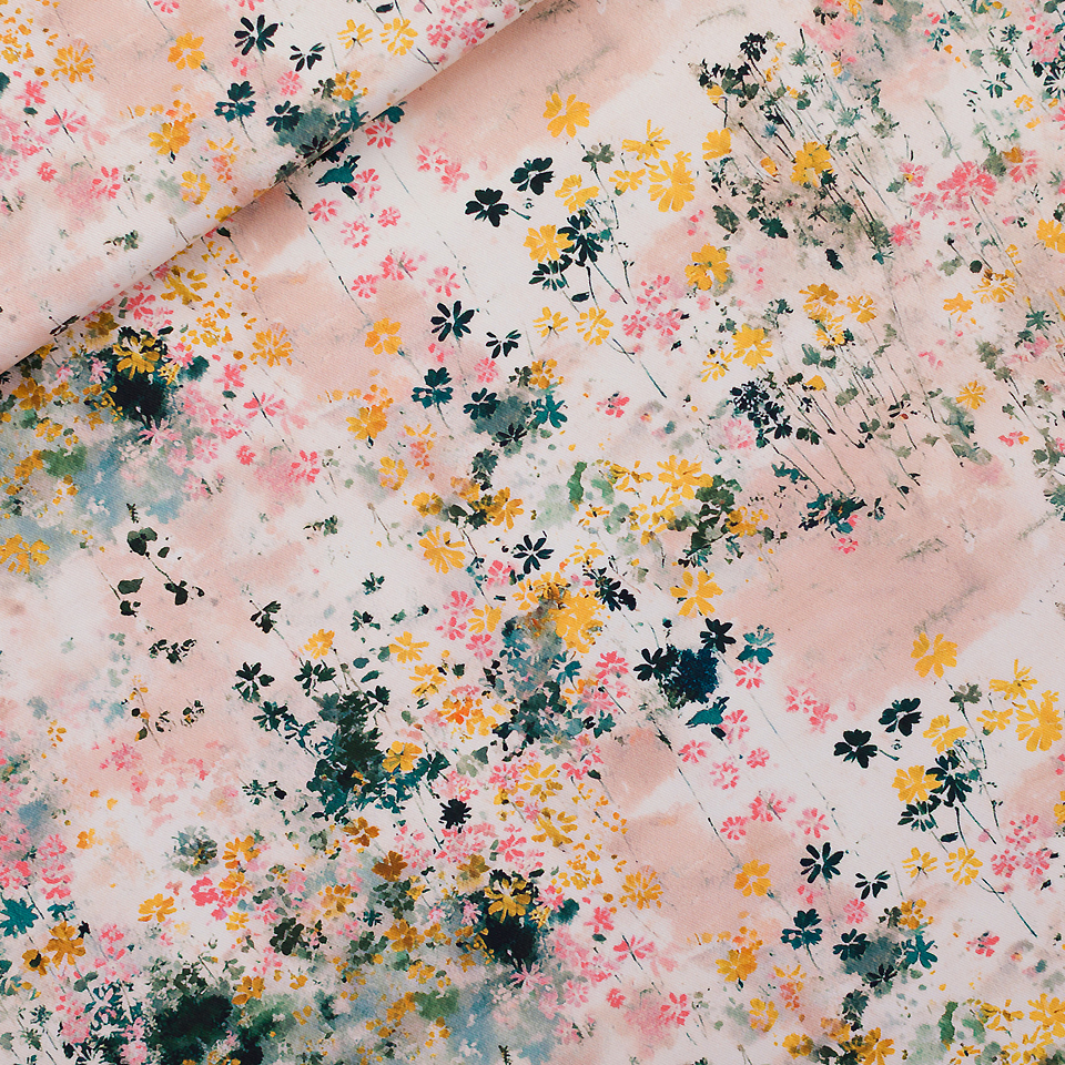 SYAS Su26 Gabardine Garden Sky 20 x 150 cm
