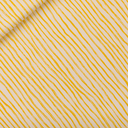 SYAS Su26 Gabardine Wiggly Verticals Jaune 20 x 150 cm